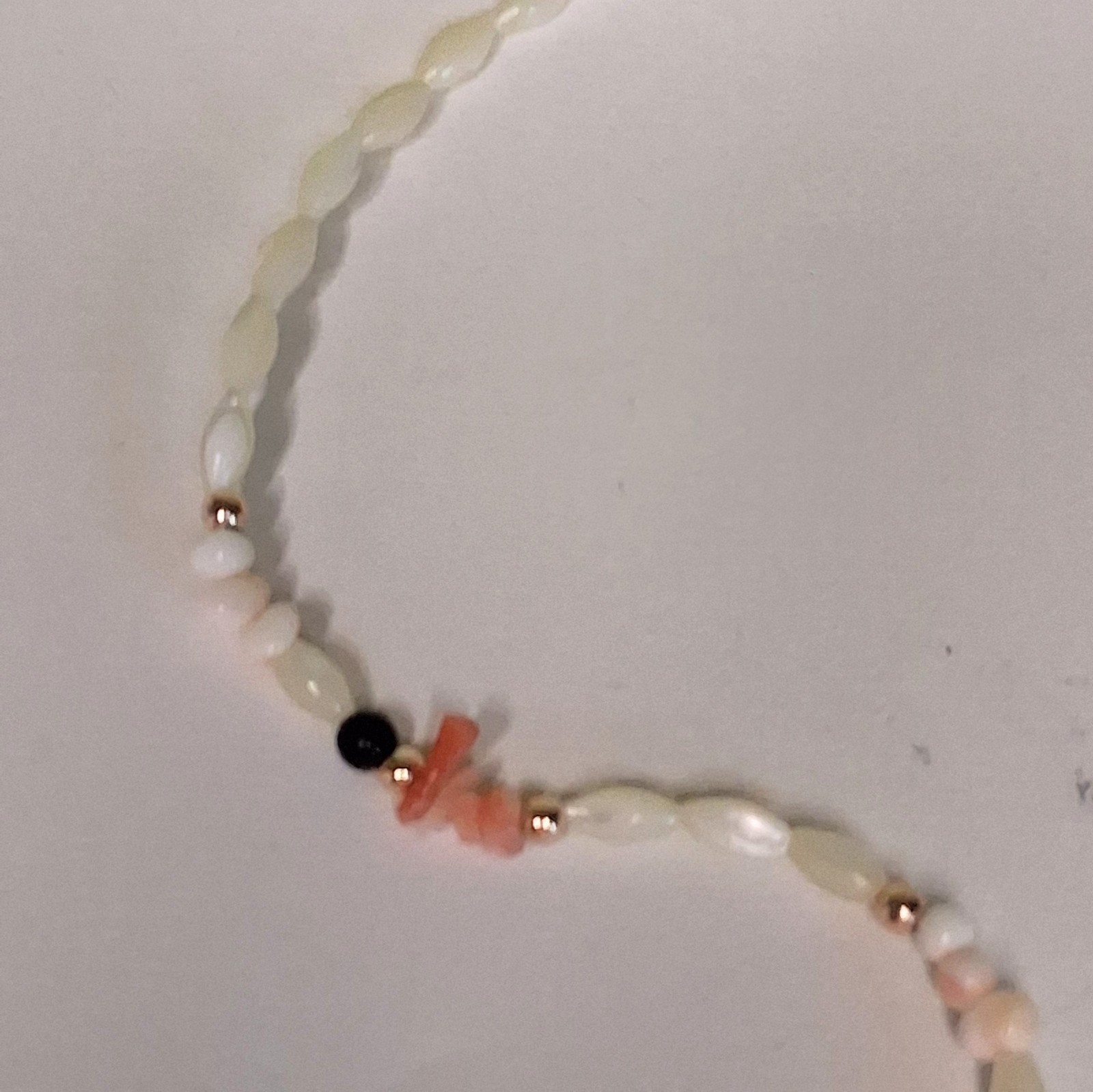 Boho Chic Shell Necklace Long Mother of Pearl Dangle Beads Vintage Beach Jewelry