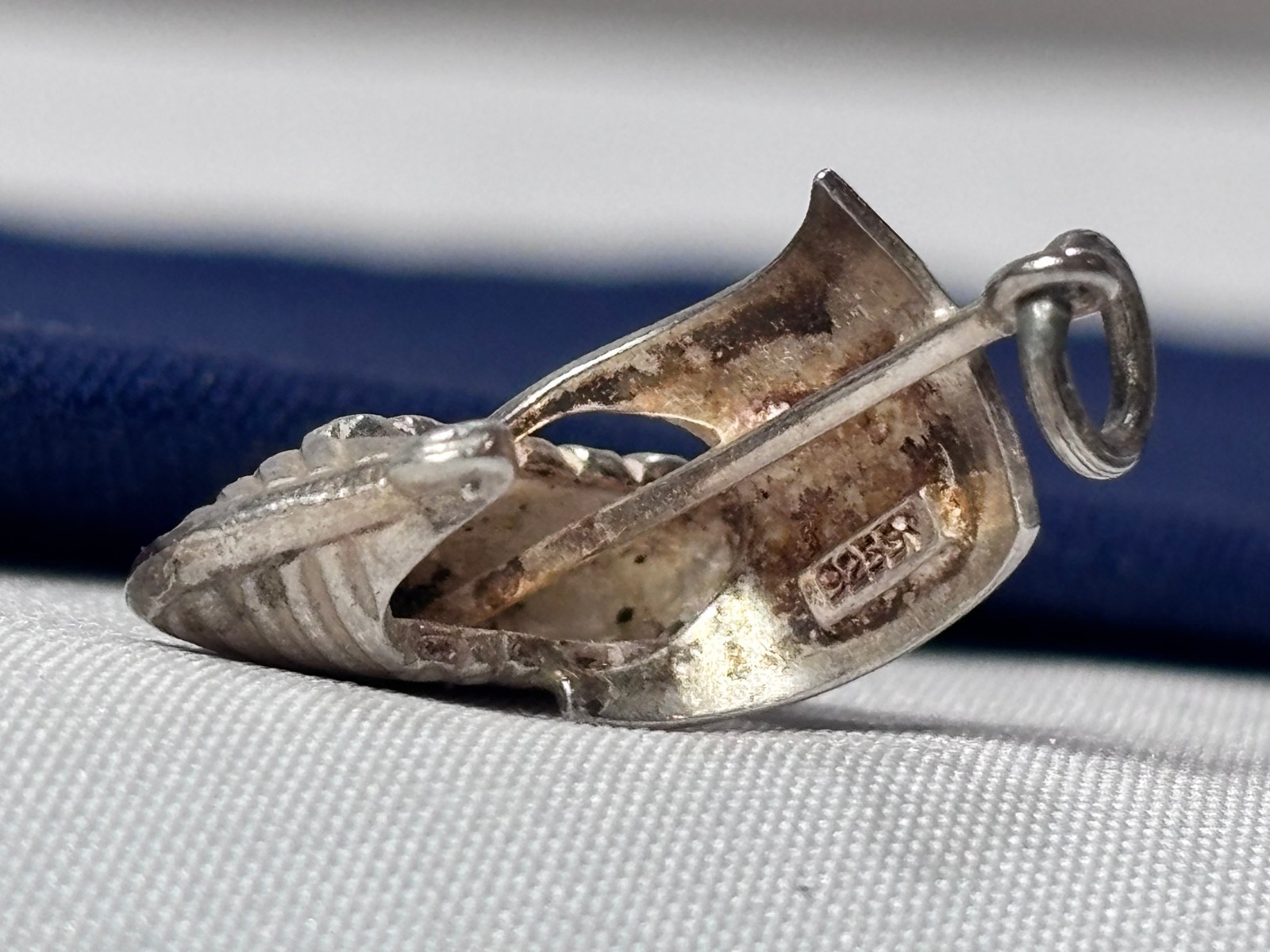 Sterling Silver VIKING SHIP Pendant 3.7 G Charm