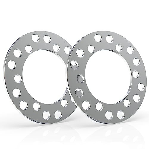 Wheel Spacers, 1/4″ 6mm 6×4.5 / 6 Lug-M12-M14-114.3/115/135/139.7-2 Pieces