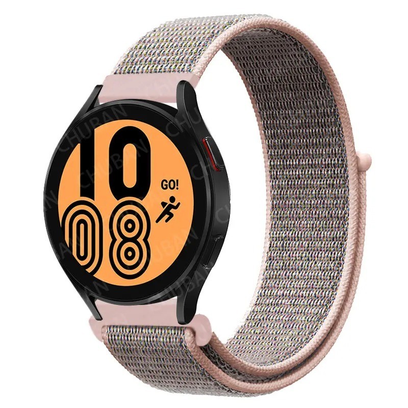 20mm 22mm Woven Nylon Sport Loop Watch Band Strap W/ Quick Release Spring Pins