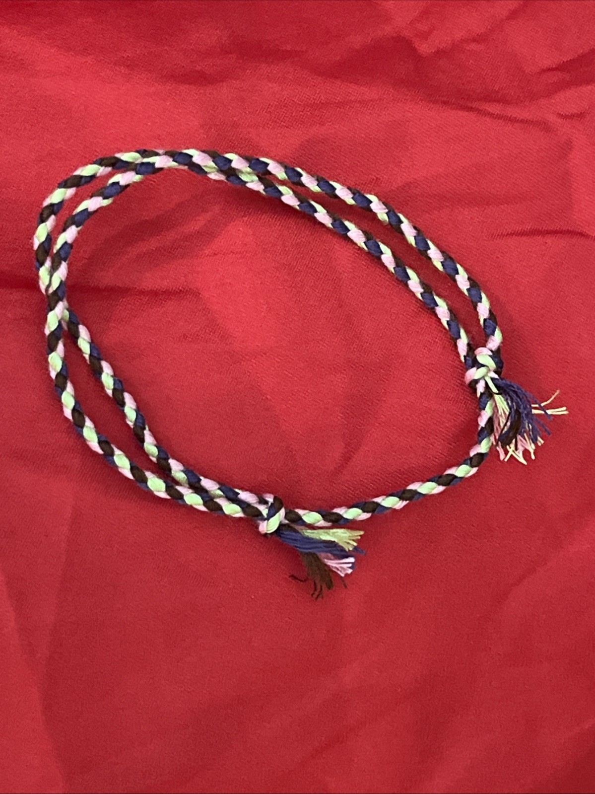 NEW BOHO BRAID THREAD FRIENDSHIP BRACELET ADJUSTABLE LIME PINK PURPLE BROWN NIP