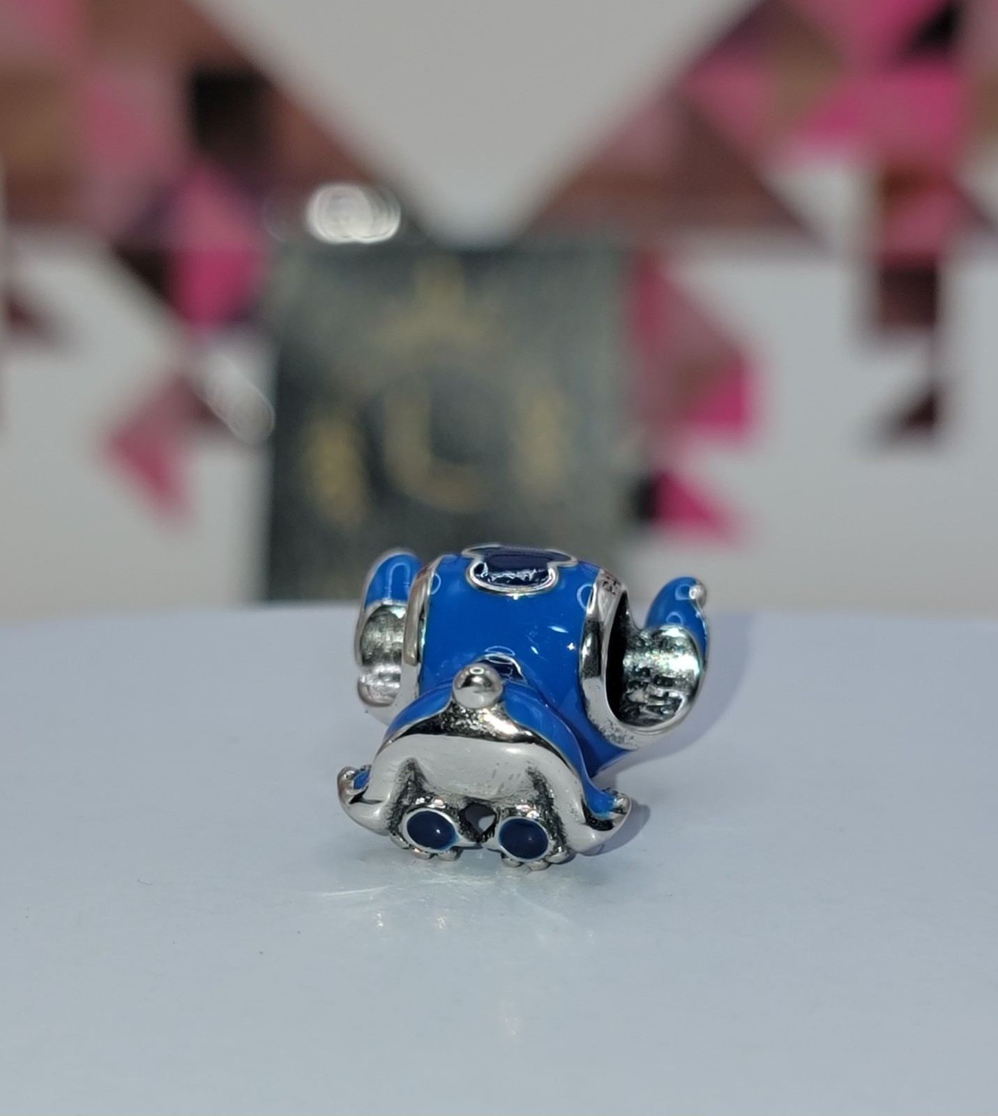 PANDORA Disney Parks 2025 Lilo & Stitch Blue Charm 793815C01 W/ Box D59