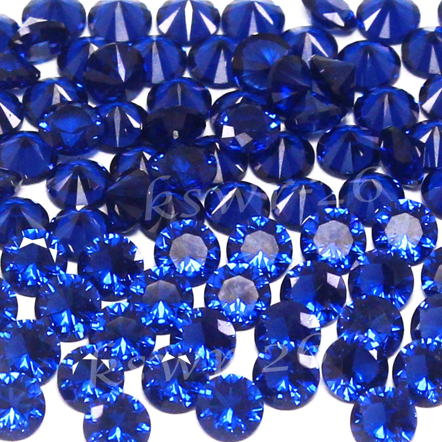 Natural Certified Montana Blue Sapphire 2.60 MM Round Loose Gemstone 10 Pcs Lot