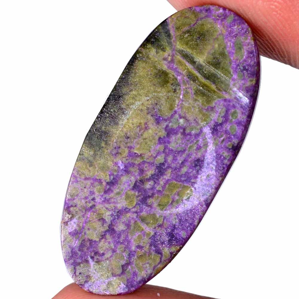 18.15 Cts 100% Natural Purpurite Oval Cabochon 14 X 32 mm Namibia Gemstone PR60