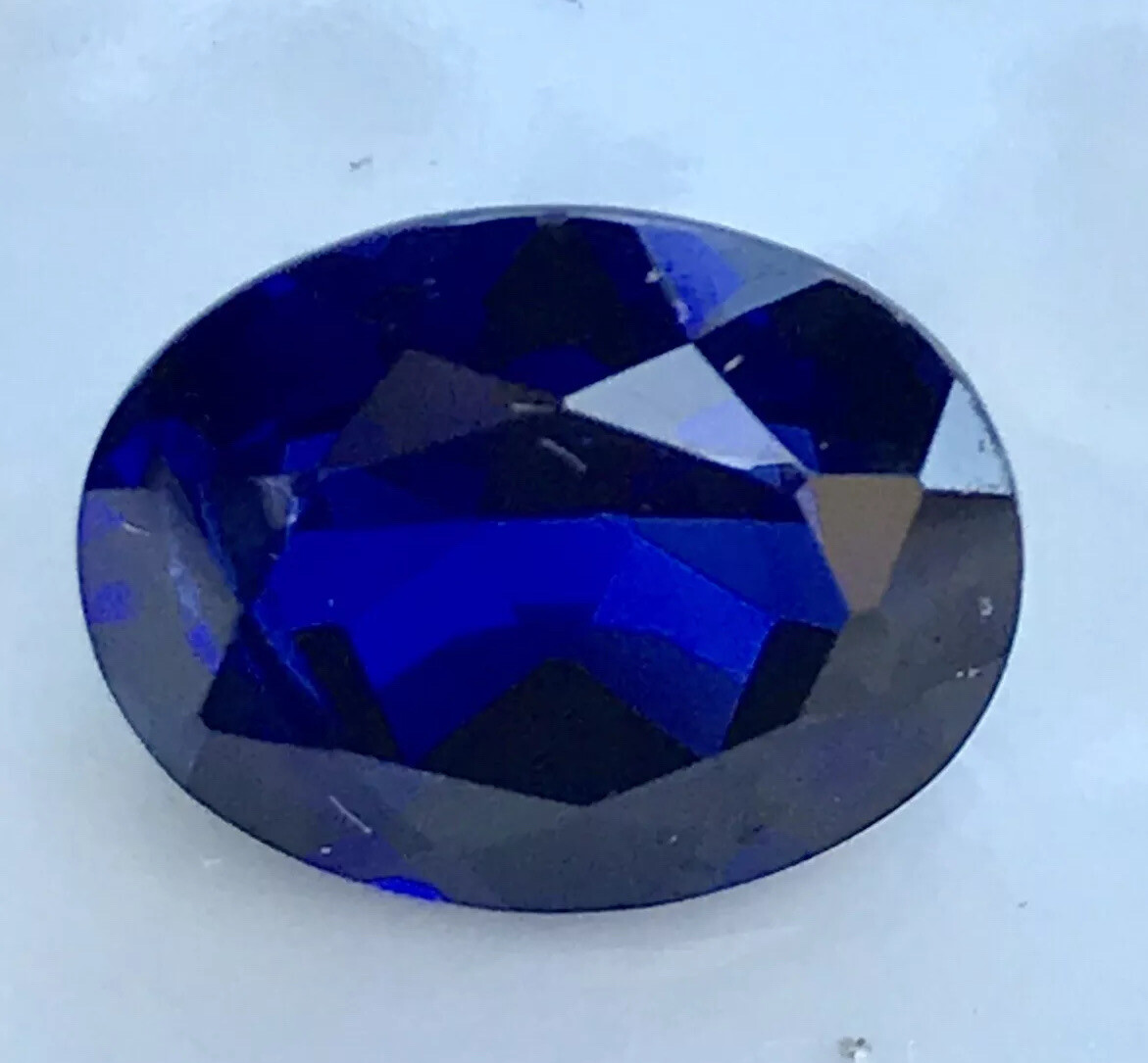 5.50 Ct Natural Blue Sapphire, Excellent Oval Cut , SI Clarity,9 mohs