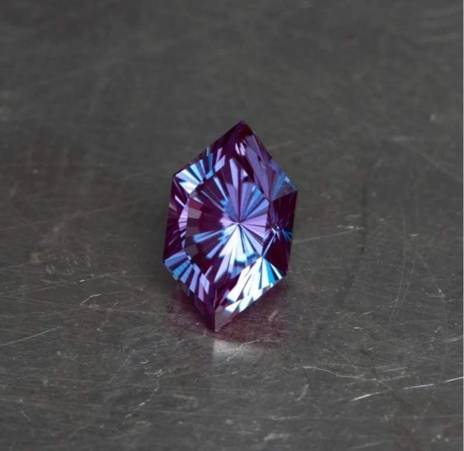 10 Ct Natural CERTIFIED AA+ Alexandrite Color Change Fancy Cut Loose Gemstone