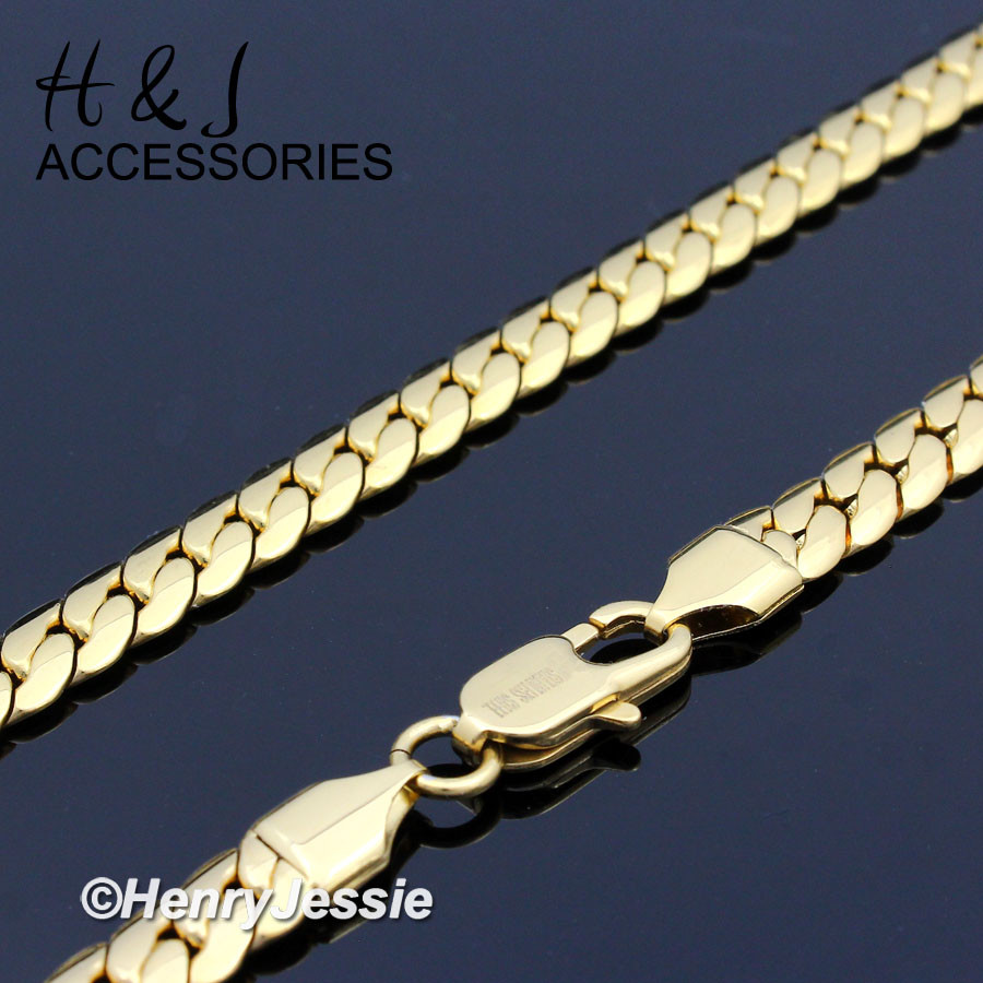 7.5″-11″MEN Stainless Steel 8mm Gold Plated Miami Cuban Curb Link Bracelet*GB155