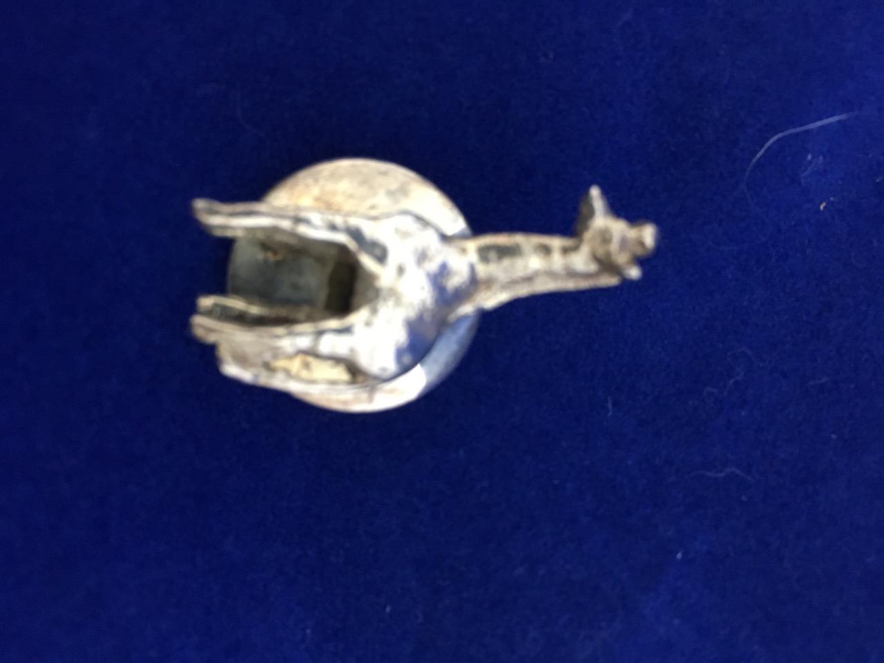SUSAN CUMMINGS VINTAGE STERLING SILVER 3D AFRICAN ANIMALS BUTTON COVERS $150