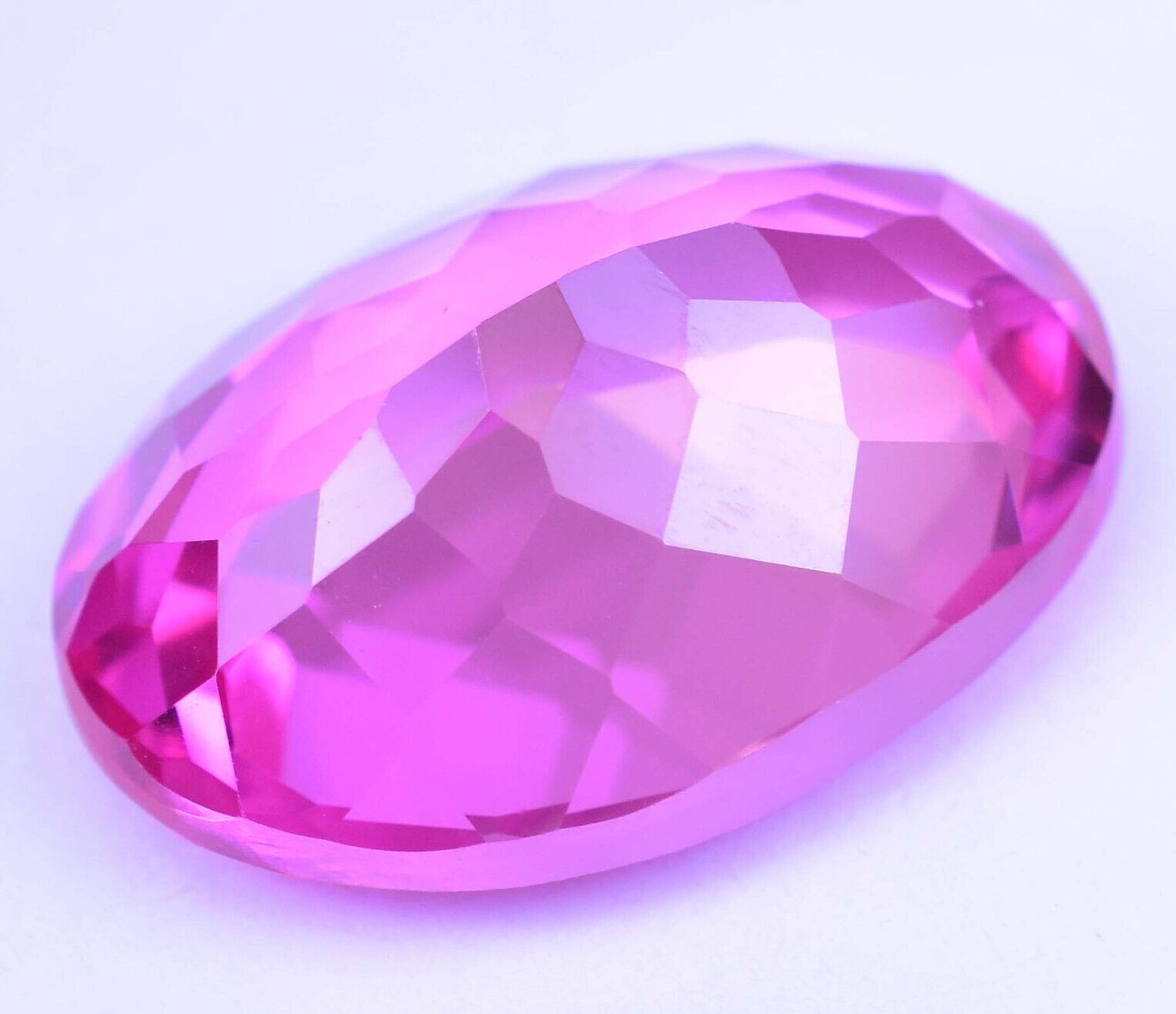 Flawless 38.50 Ct Natural Mogok Pink Ruby Oval Cut Certified Loose Gemstone