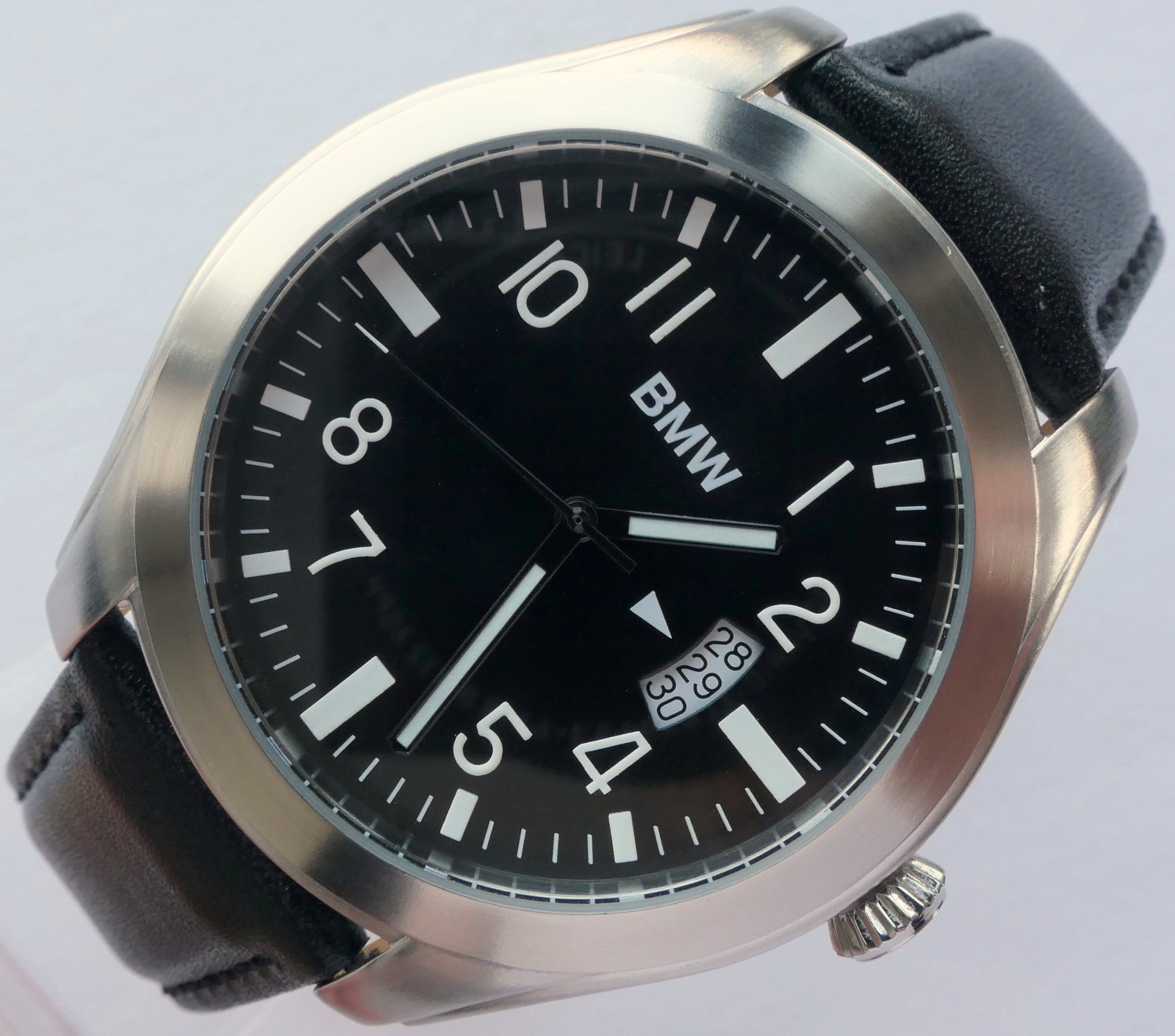 BMW Classic Pilot Racing Driver Sport Car Accessory Swiss Movement Luxury Watch