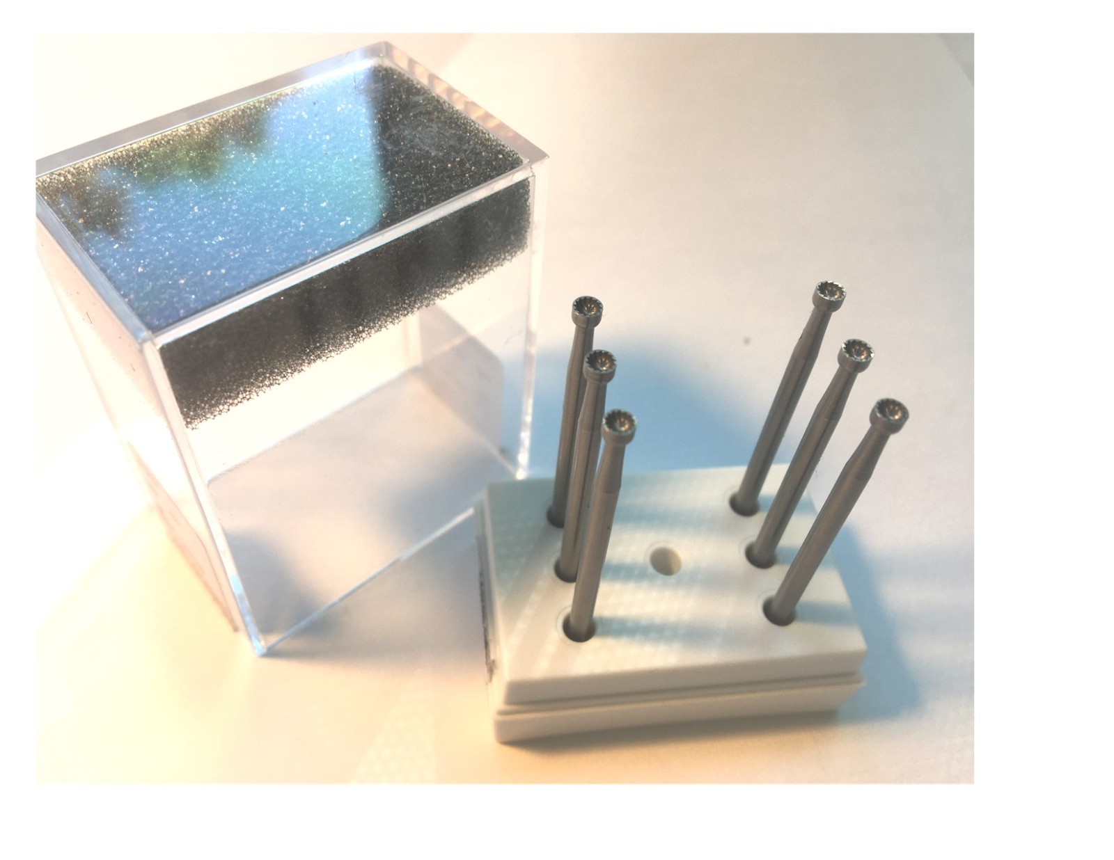 JEWELRY CUP BUR, MEDIUM SIZE 6 PCS SIZE 027 (2.7 MM) QUALITY BURS FOR JEWELERS