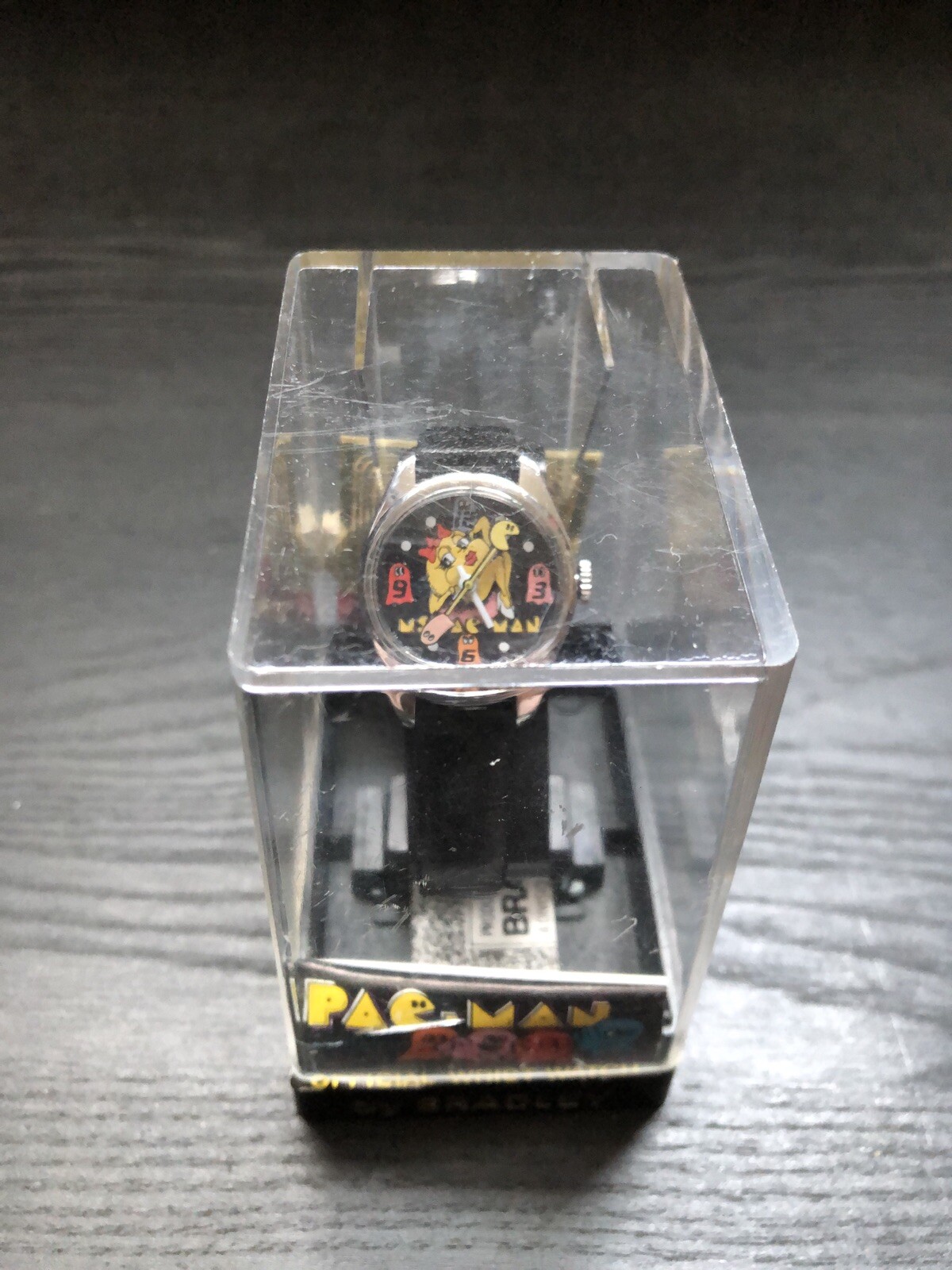 RARE 1980s Vintage MS.PAC-MAN x Bradley Collab Video Game Character Watch