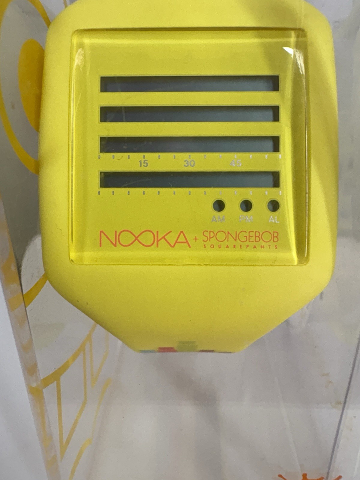 2009 Nooka SpongeBob Squarepants Zen-V Digital Watch- New/Open Box