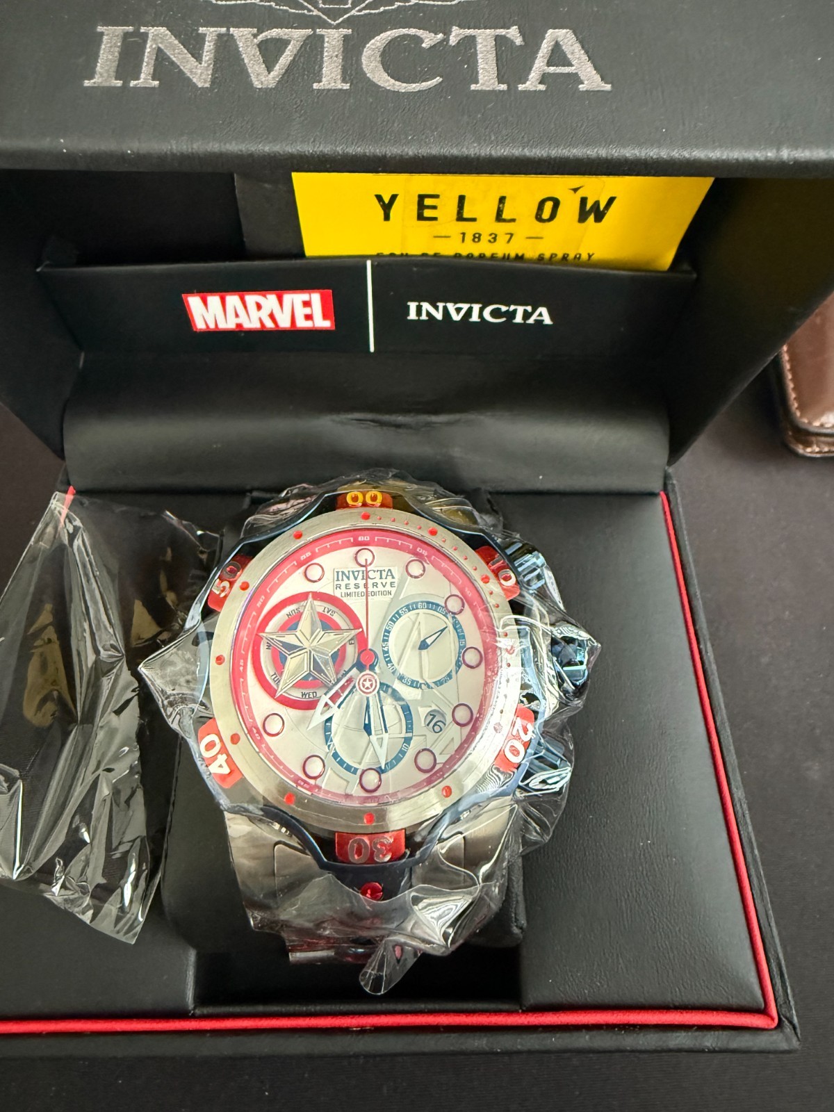 Invicta Marvel Limited Edition Captain America Watch 134/3000