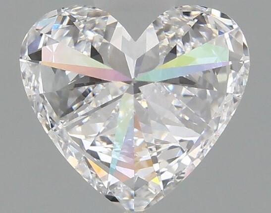 1.01 CT HEART CUT IGI Certified Lab Grown CVD Loose Diamond D Color VVS2 Clarity