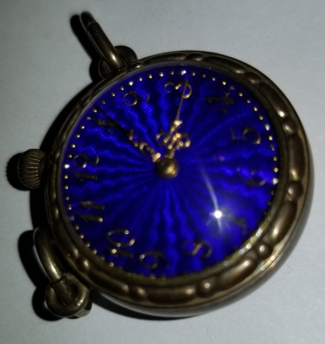 Antique Ladies Silver Watch Crystal Moderate Moderate Ball shape 3 Jewel Swiss?