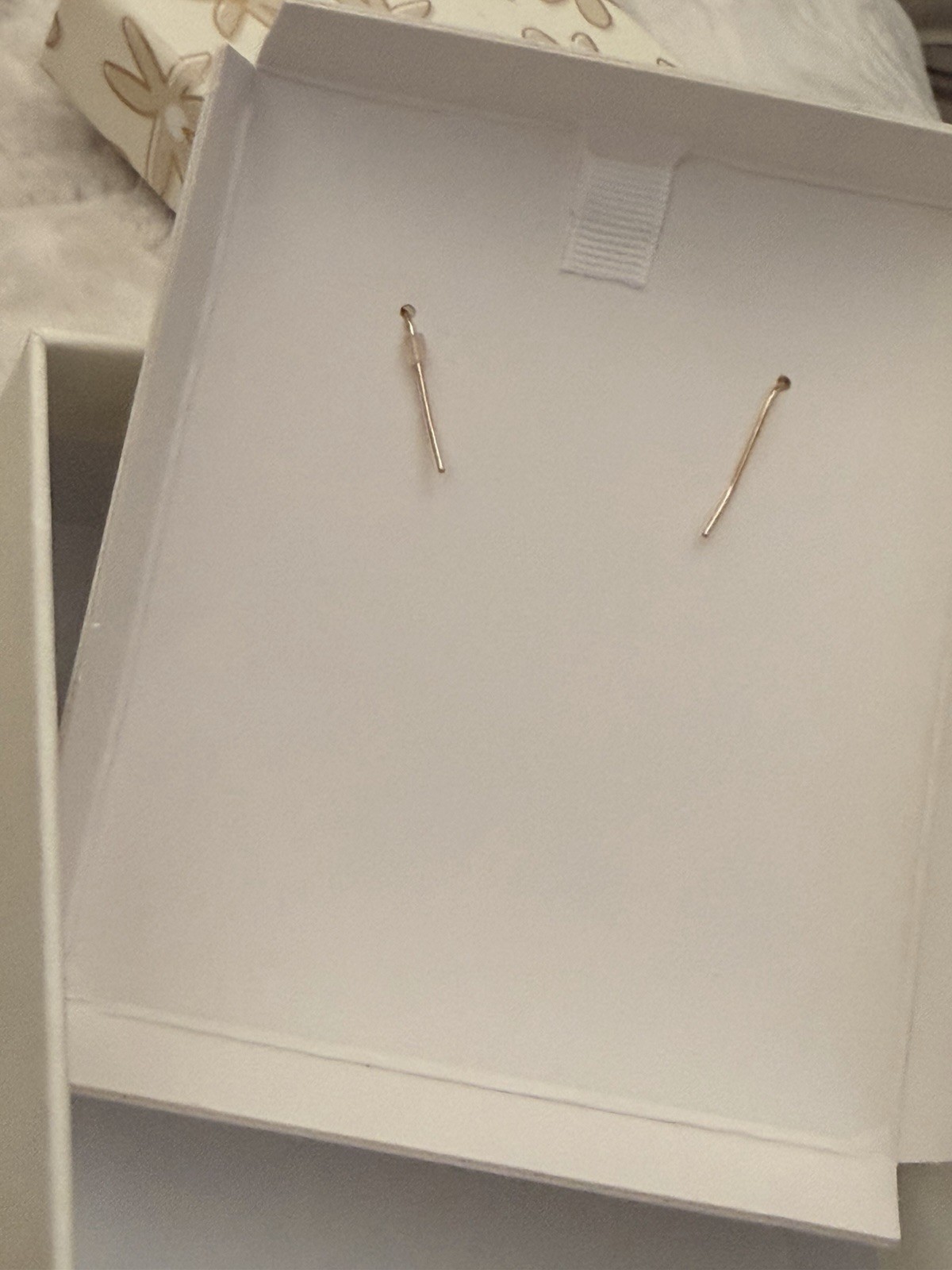 House of Harlow 1960 Gold-tone 3D Double Hoop Dangle Earrings 2.5” NIB