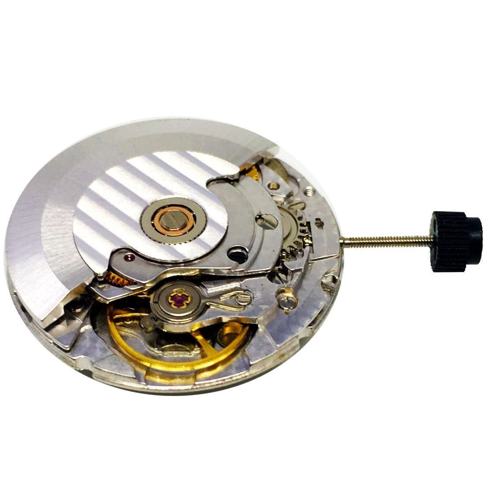 White Retro Clone 25 Jewels Automatic Watch Movement For ETA 2824 2824-2 D