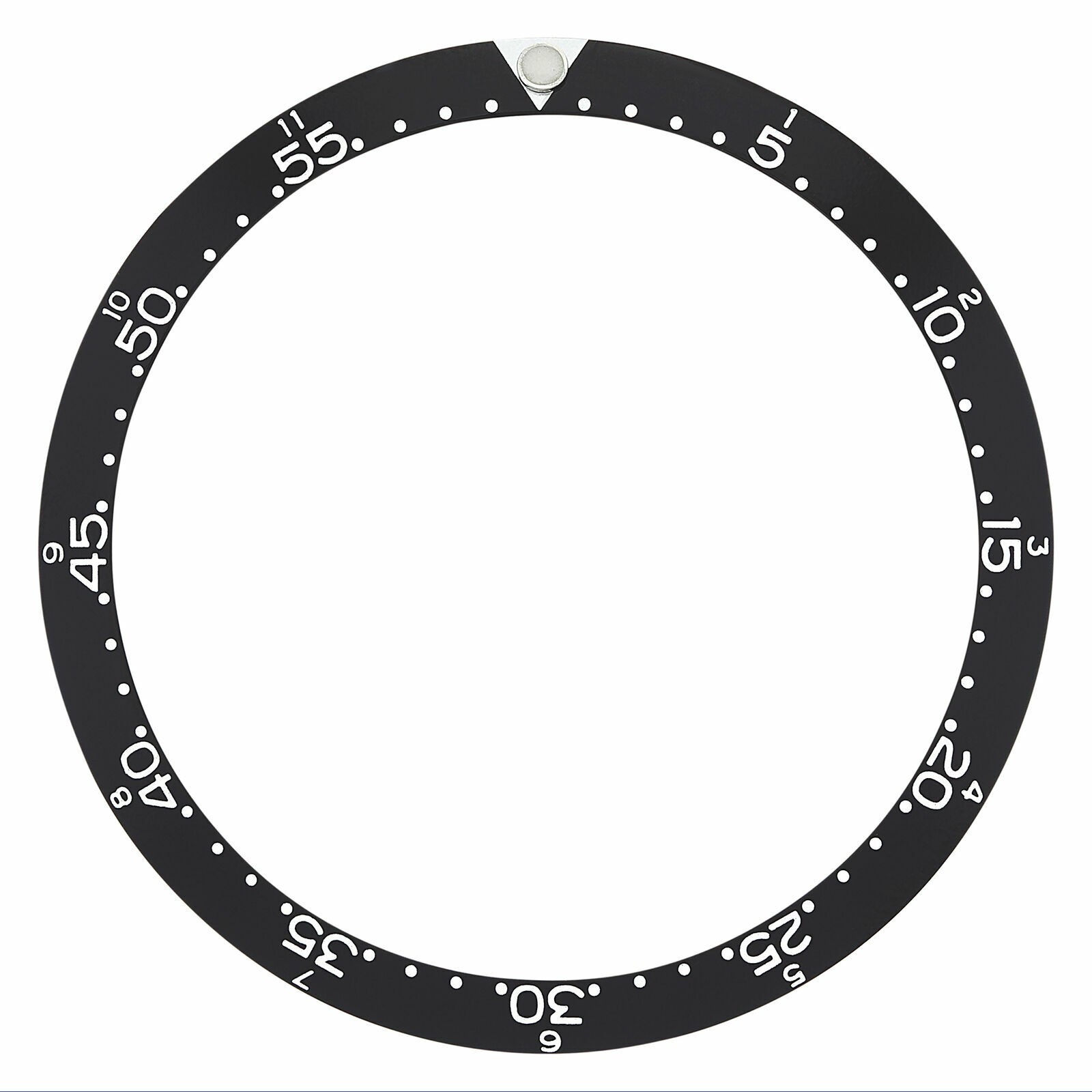 BEZEL INSERT FOR WITTNAUER PROFESSIONAL CHRONOGRAPH REF:7004A WATCH WITH PEARL F