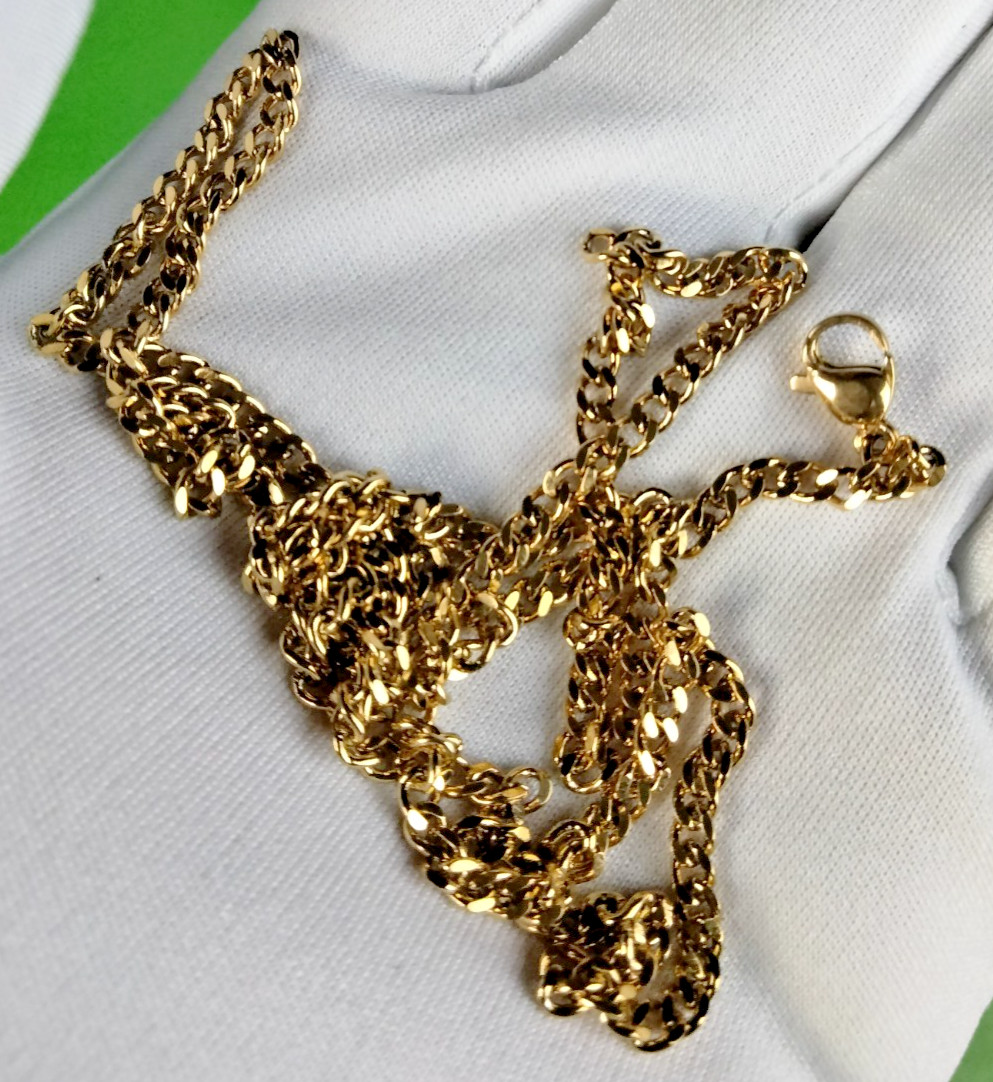 Invicta Elements Modern Men Gold Tone SS Pendant + Chain In Black Jewelry Pouch