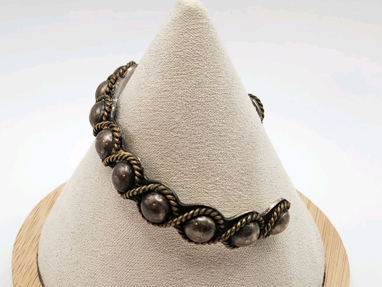 Mexico 925 Woven Rope Bracelet Cuff