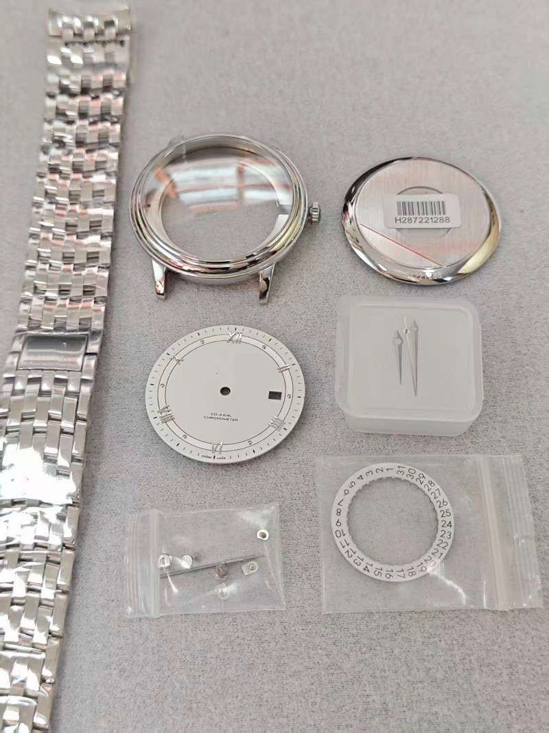 39.5mm Stainless Steel Watch Case Band Kit For 2824 2892 After-sales Accessories