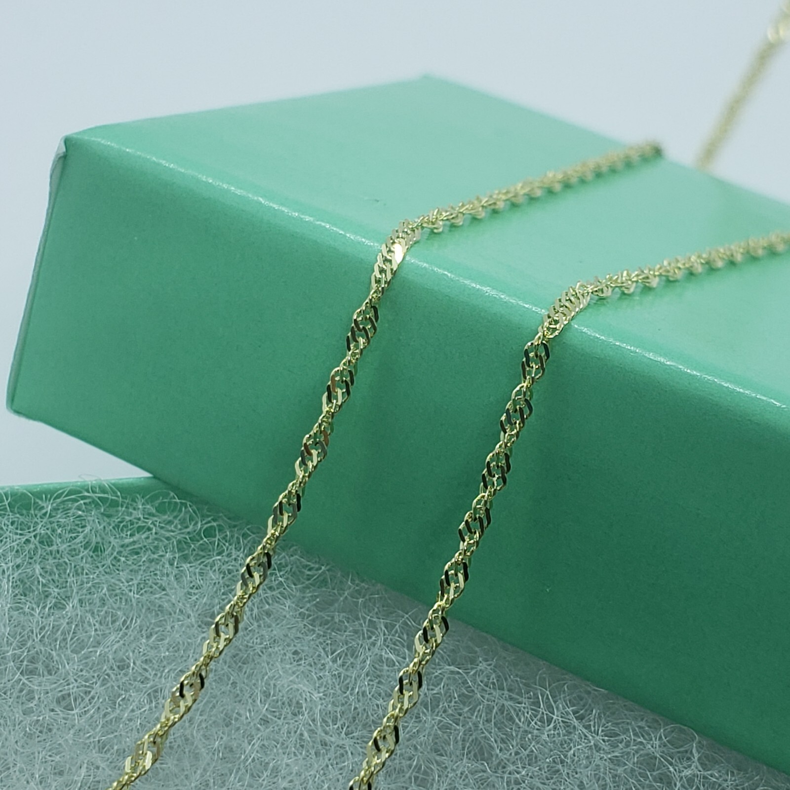 14K Solid Yellow Gold Personalized/Custom Name Pendant with/out Singapore chain