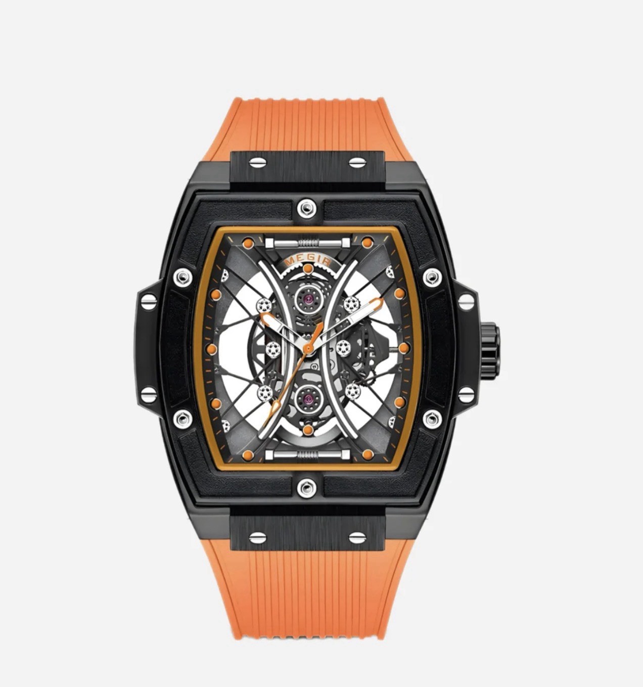 69842 Invicta S1 Rally I Mens WATCH w/skeleton DIAL 50MM Orange