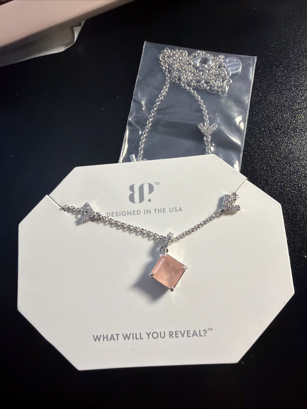 Bomb Party Necklace – NK40660 A Floral Dream – Morganite Genuine Quartz