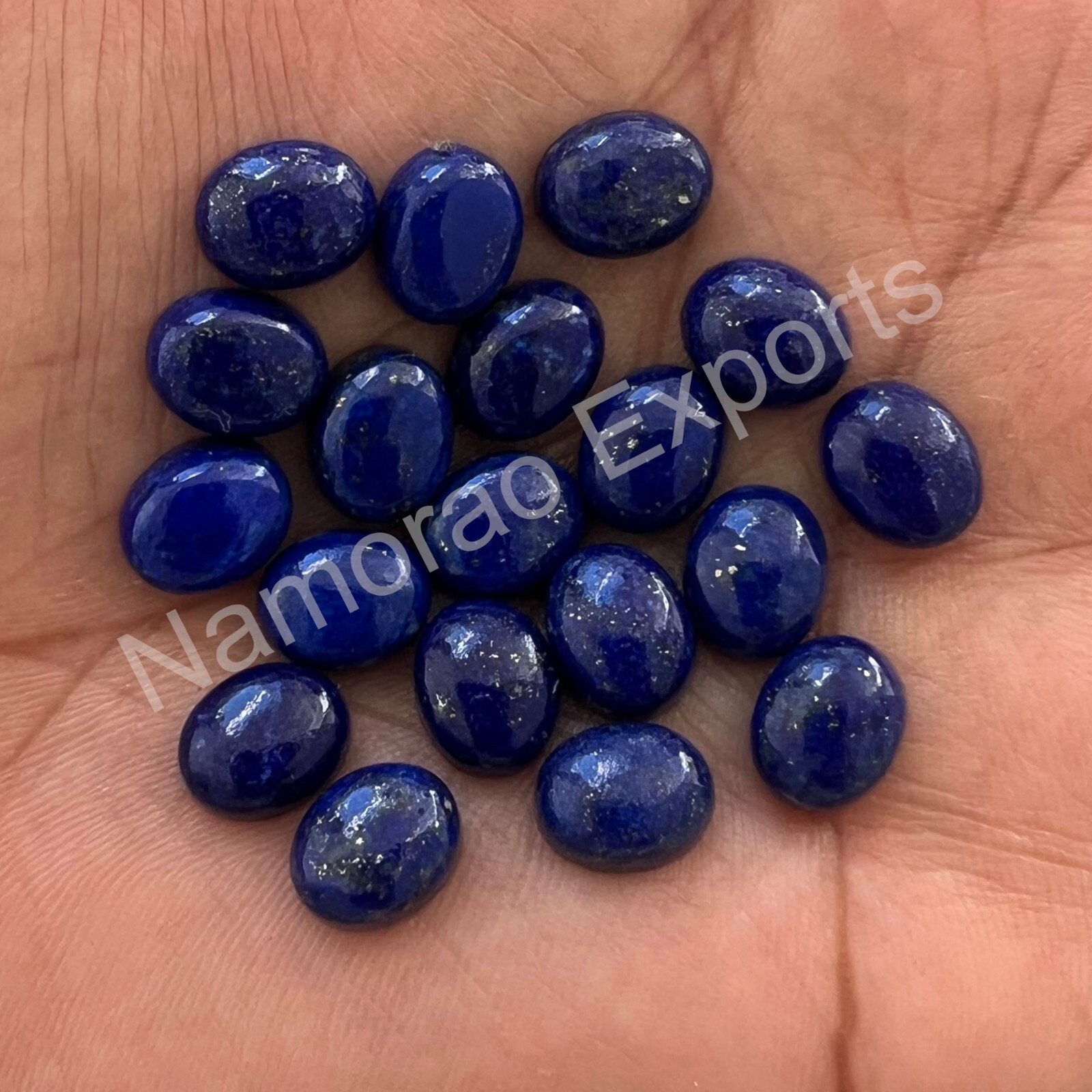 Natural Lapis Lazuli Oval 3×5 mm to 15×20 mm Cabochon Loose Gemstone Lot