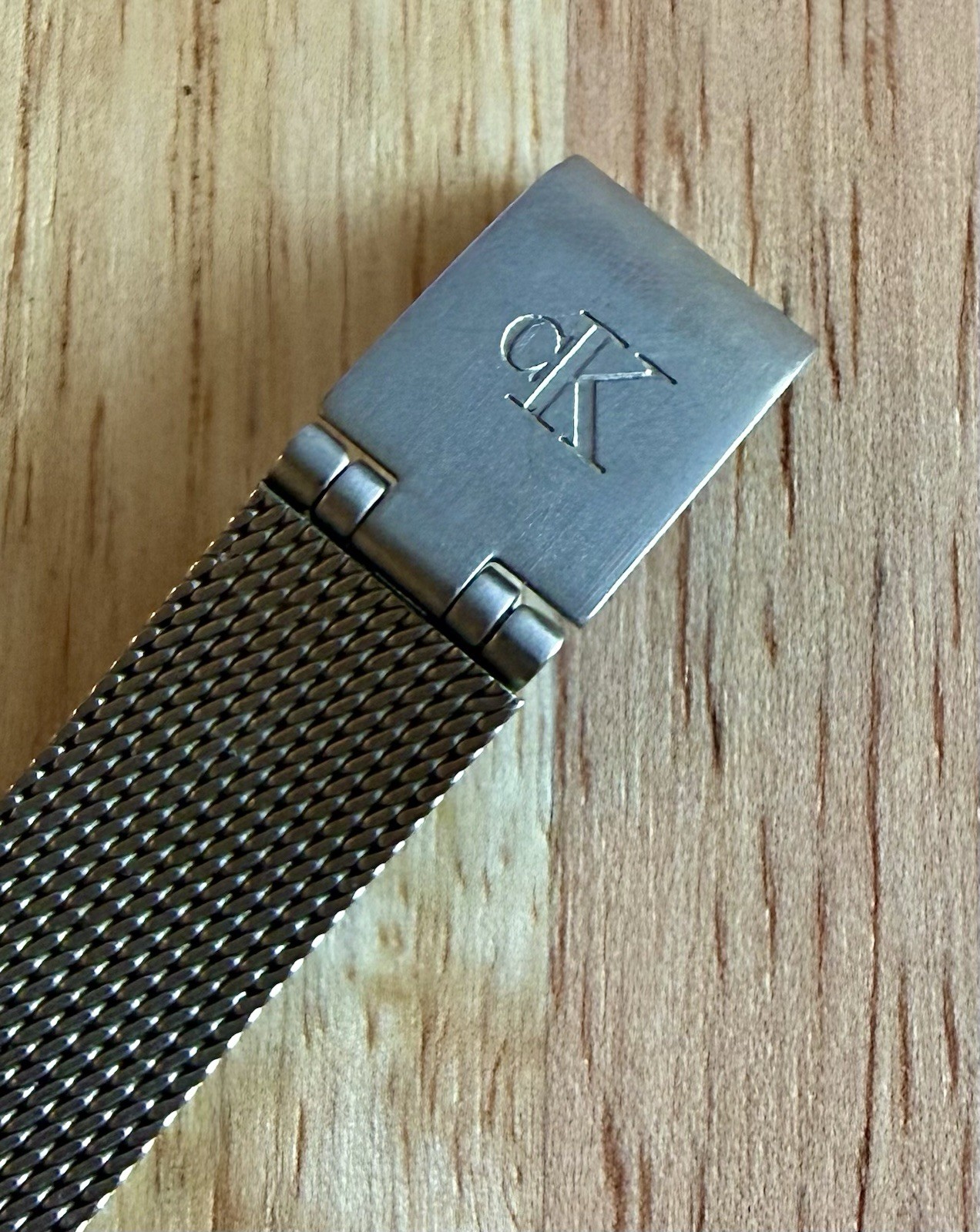 EXCELLENT COND. Ladies CK (Calvin Klein) Minimalist All Steel Quartz – RUNNING