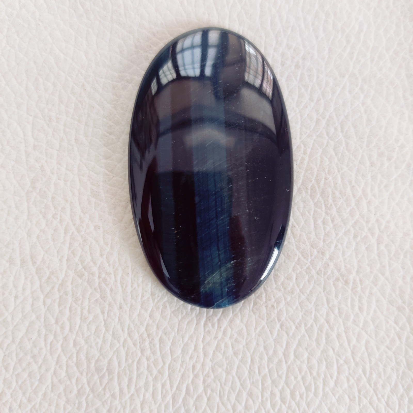 Natural Multi Tiger Eye Cabochon Gemstones For Jewelry,55 Ct,Oval,50 X 28 X 5 MM
