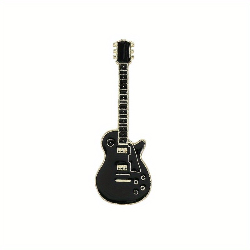 Musical Instrument Guitar Brooch Personality Trend Corsage Couple Pin Female