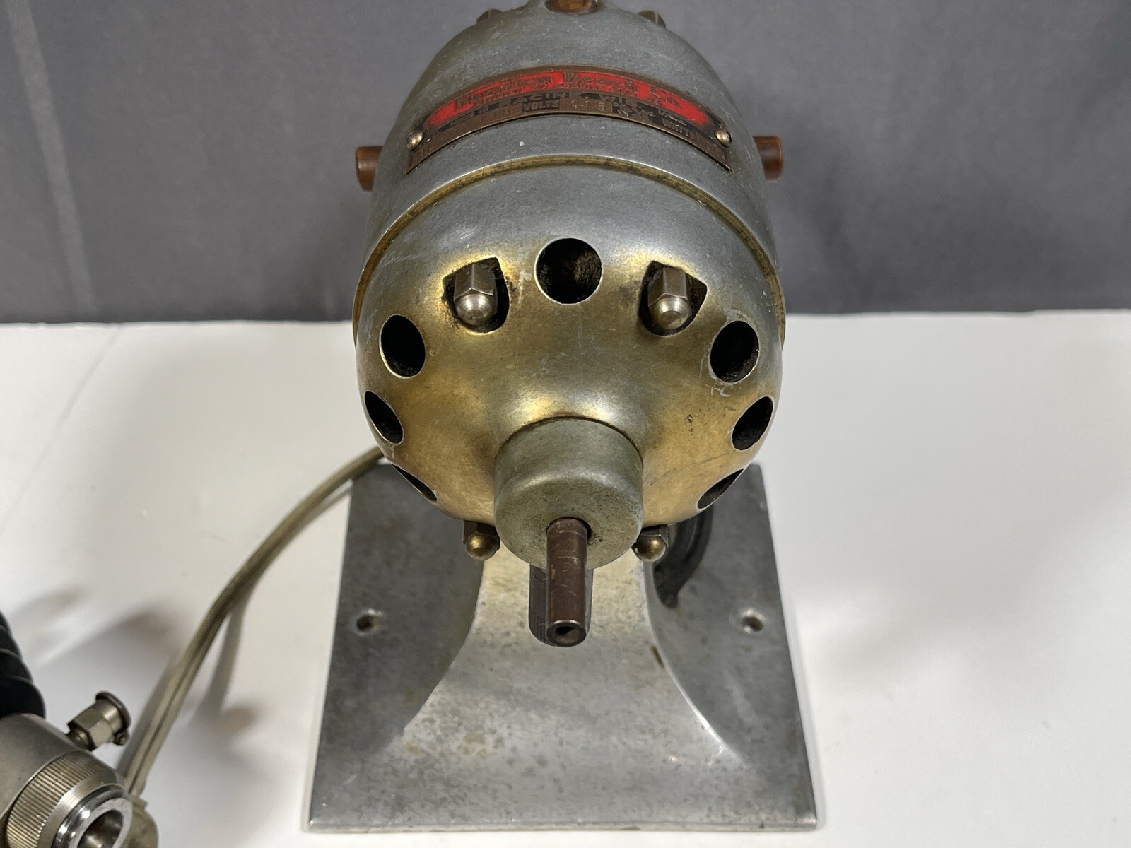 Derbyshire Watchmaker Lathe, Hard, 8mm with Hamilton Beach Motor (Read)
