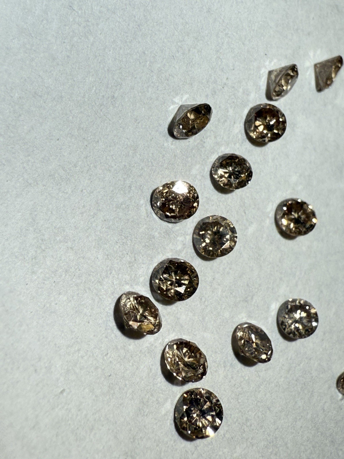 7.83 Carat Natural Brown Diamond LOOSE MELEE LOT #50123