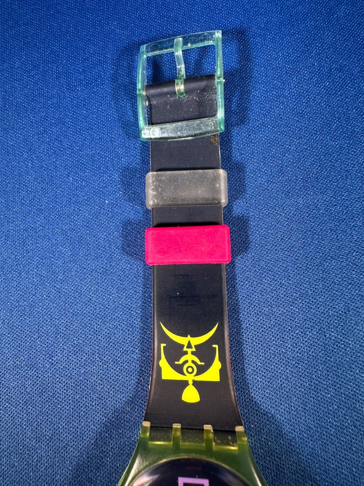 Vintage 1991 Swatch Watch Stalefish GG113 Working Good 34MM Nice! So Rad!