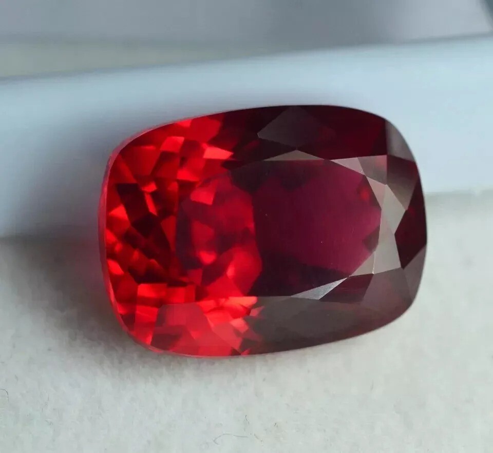 Cushion Cut 98+ Ct Red Ruby Natural Loose Certified Gemstone For Pendant Making