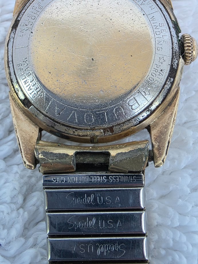 1956 MEN’S BULOVA L6 AUTOMATIC WINDING WRISTWATCH – FOR PARTS OR REPAIR