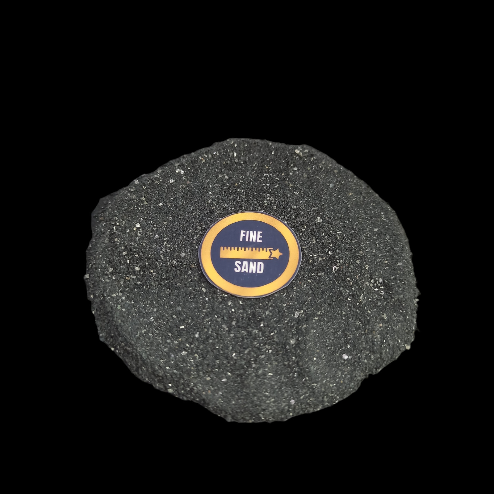 Natural Black Tourmaline coarse Crushed Powder For Massage Use Ring inlay