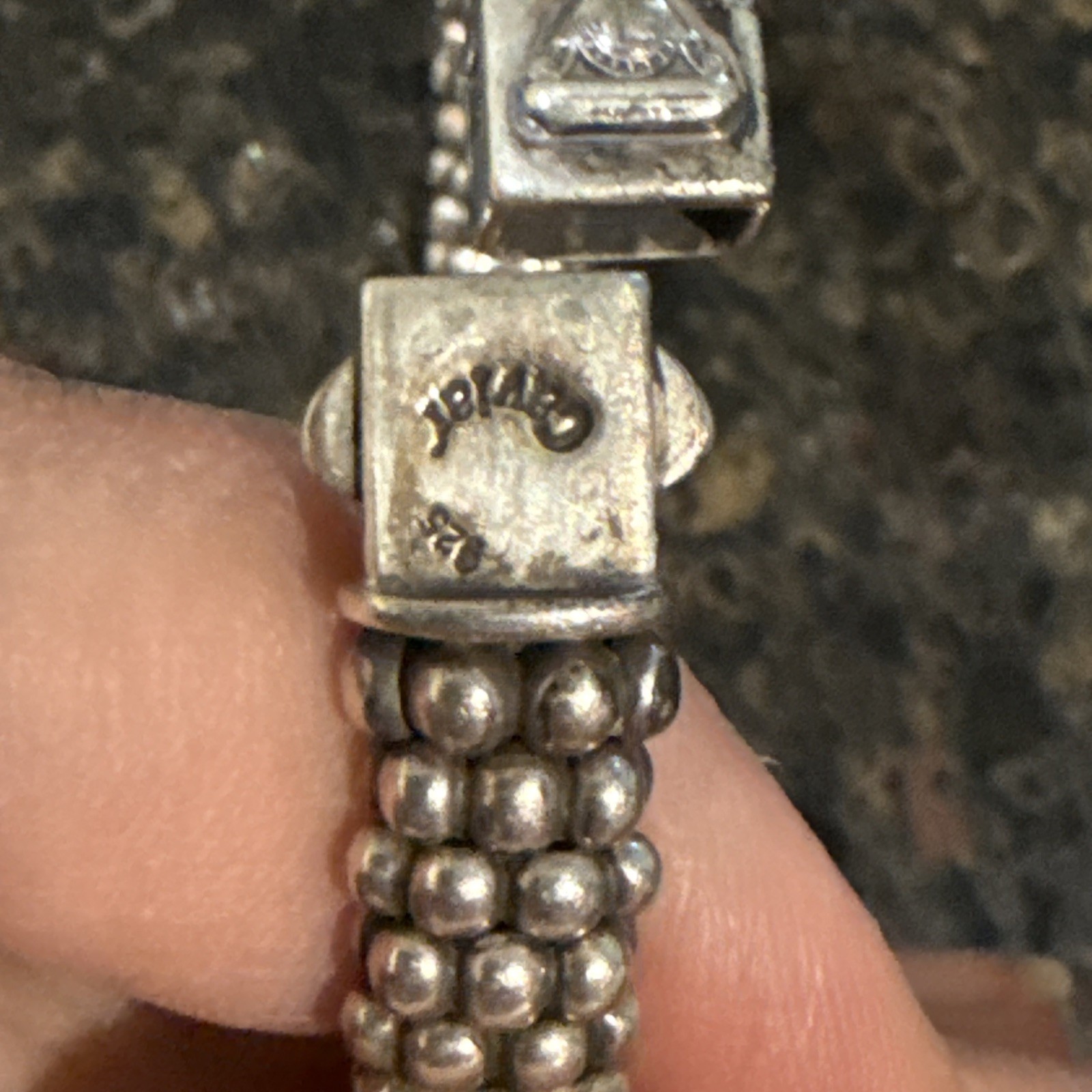 LAGOS Caviar Sterling Silver Station Bracelet