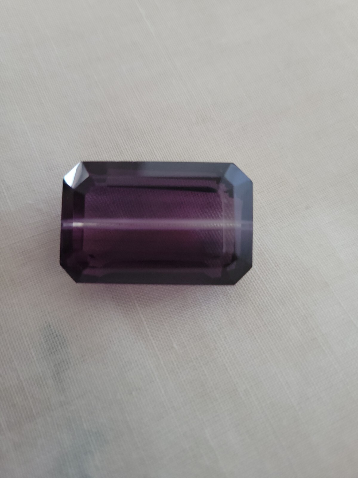 Jumbo 77.00 Ct Purple Amethyst Emerald Shape 29.55×19.04×14.97 Loose Gemstone