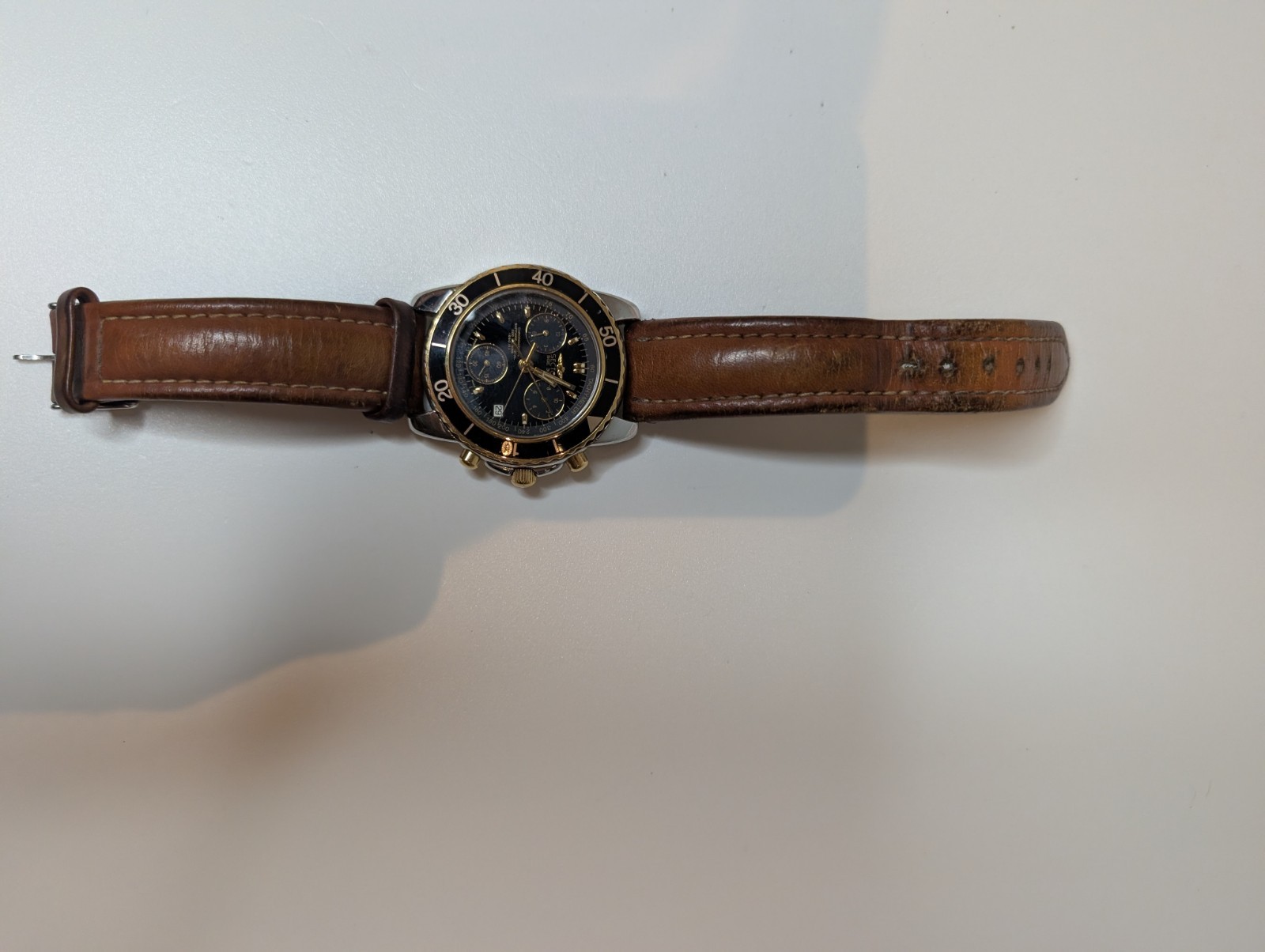 Vintage Sector 300 Chronograph Quartz Sapphire Crystal 100M