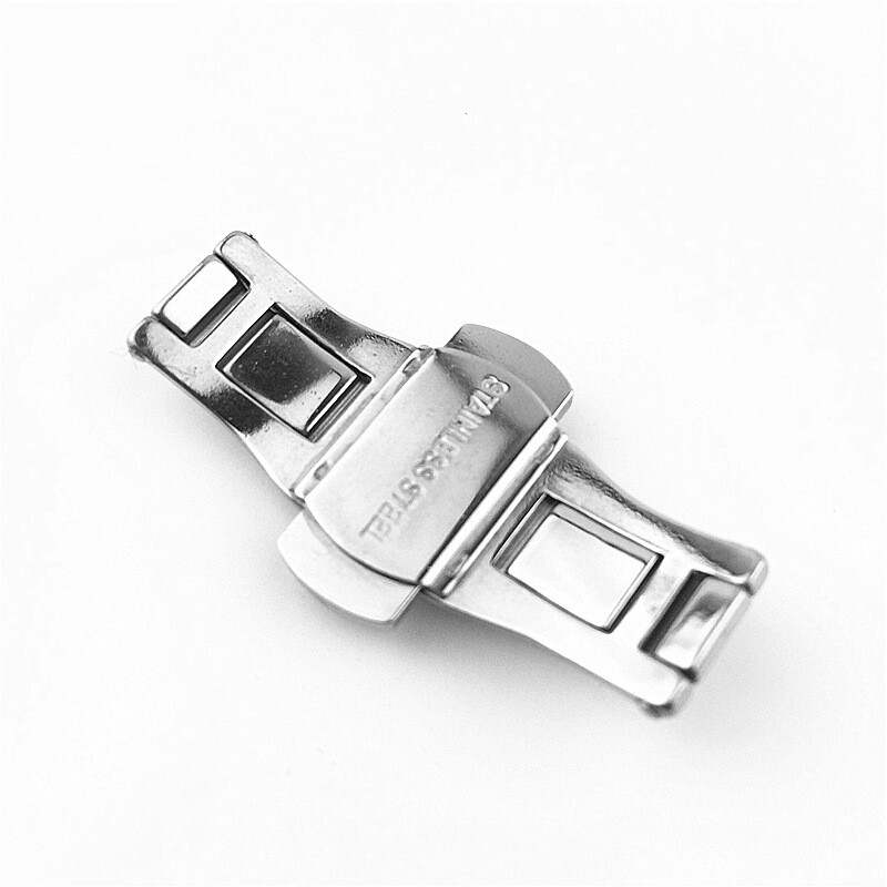 Premium Solid Stainless Steel Watch Buckle Butterfly Clasp15 18 19 21 23 25 27mm