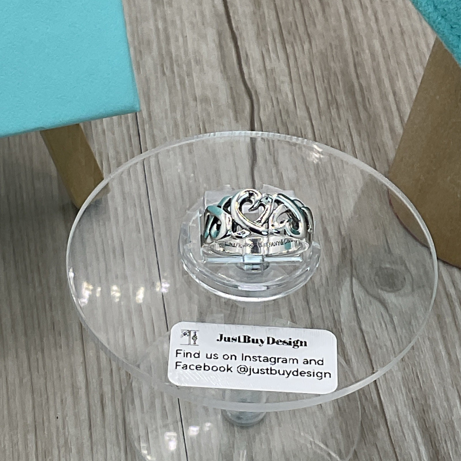 Tiffany & Co. Palomo Picasso Loving Hearts Ring. Size: K US: 5 U: 50 No: 10