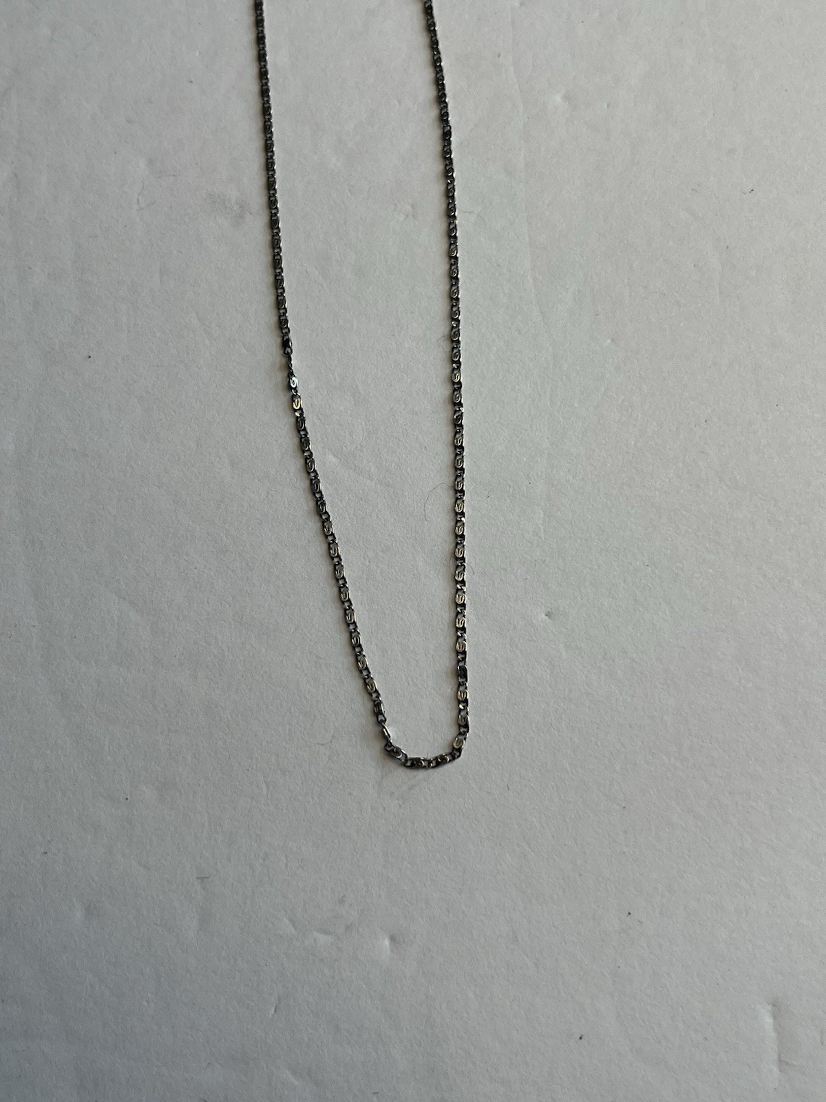 Real 925 Sterling Silver Chain Necklace Made in Italy