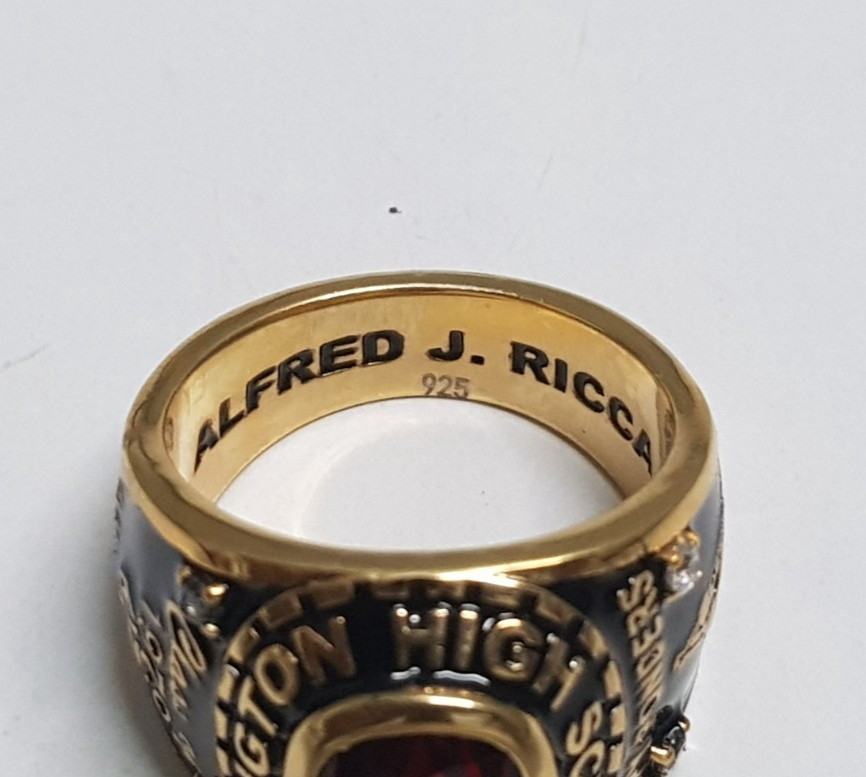 Order Now For 2026 Graduation Men’s 925 Silver Class Ring Gift Cushion Gemstone
