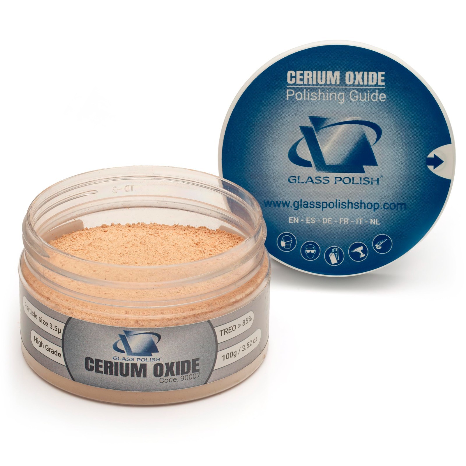 High-Grade Cerium Oxide Glass Polishing Powder 3.52oz – Scratch Removal & Restor