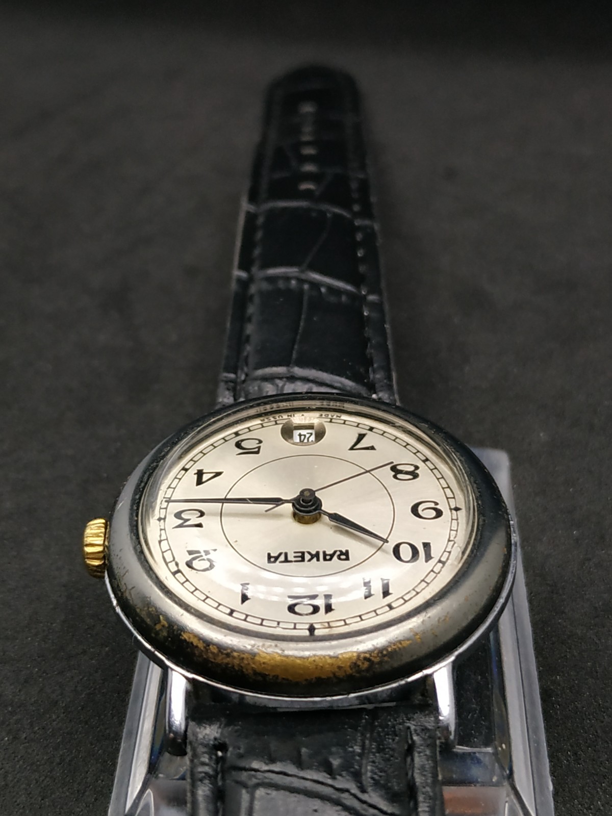 Men’s Dress Vintage USSR Watch Raketa Mechanical 2614.H Russian Retro Soviet ☭