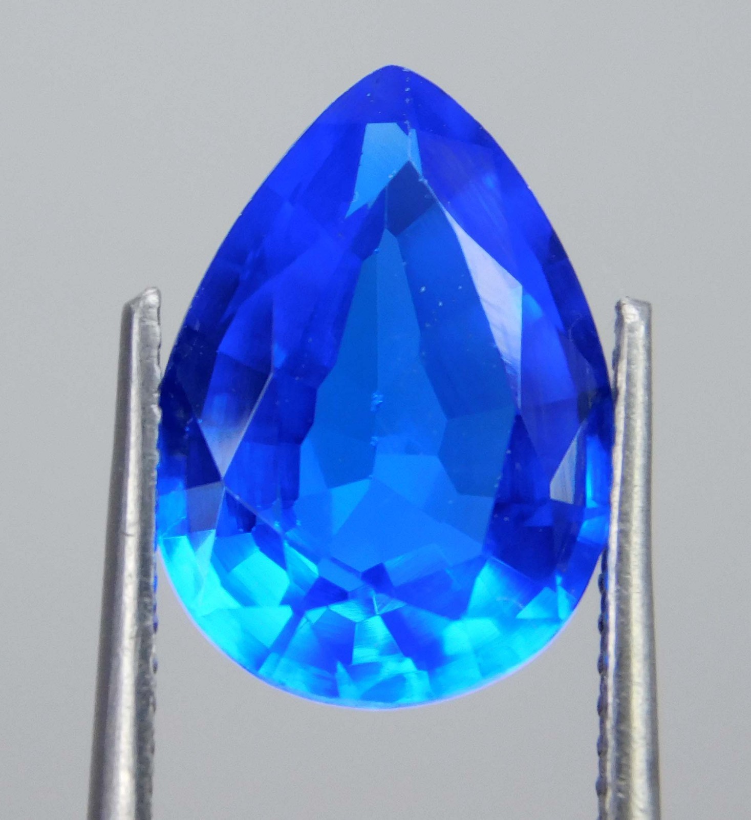 Top Quality Natural 4.55 Ct Cornflower Blue Spinel Ceylon Pear Cut Loose Gems