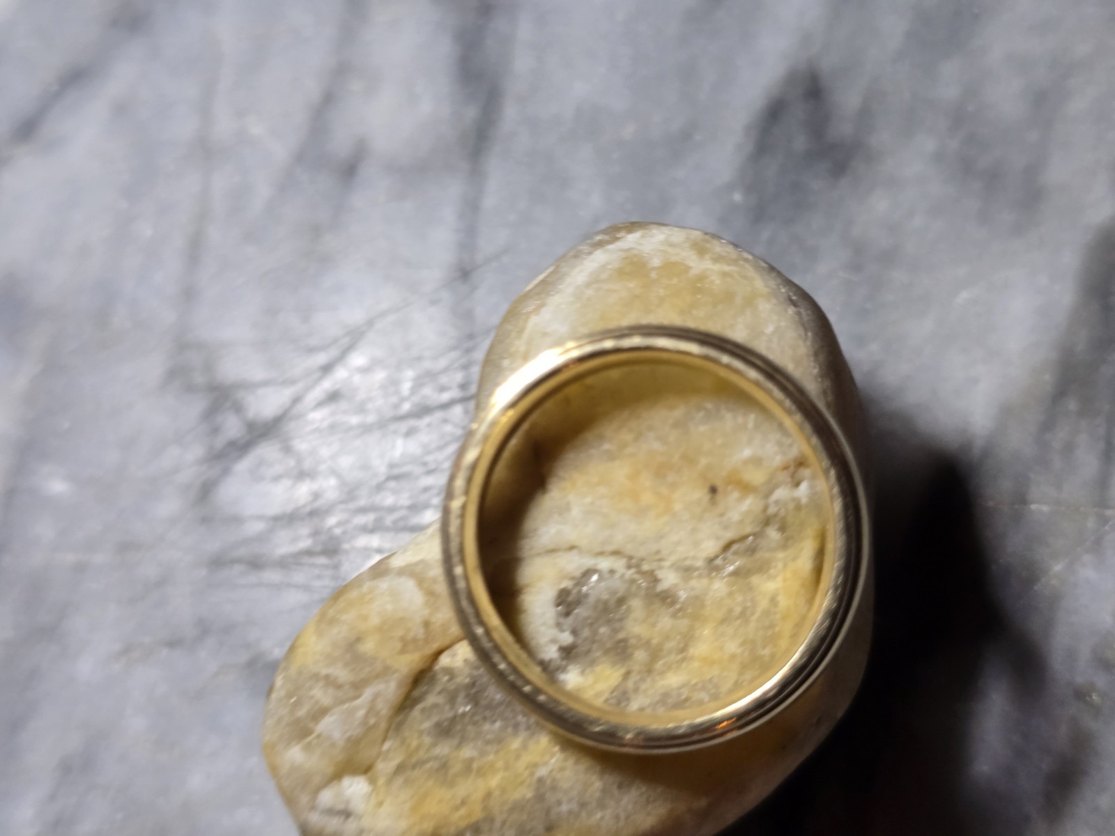 Vintage Tessler & Weiss 14K Yellow Gold Wedding Band Ring 5.59g Double Groove…